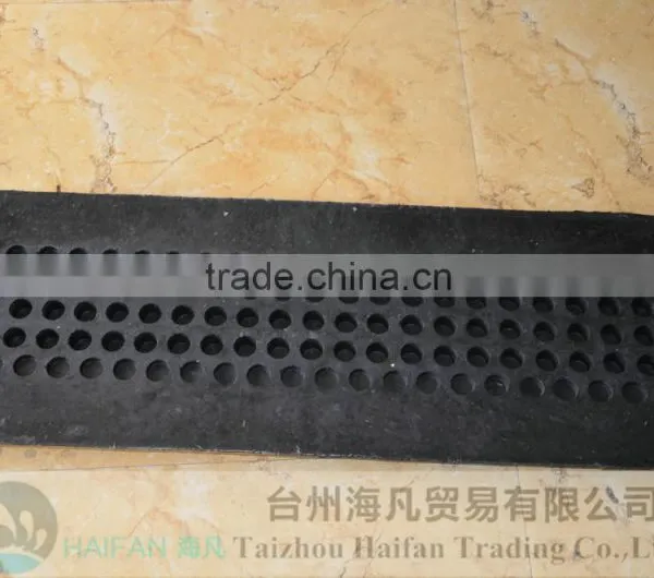 1000*350*40mm Heavy Strength Reflective Rubber Speed Hump for Crossing/High Quality Rubber Speed Hump Used in Intersection photo-4