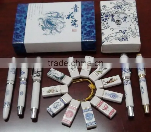 Ceramics USB Memory Stick Porcelain USB Pen Drive 2GB 4GB 8GB 16GB 128GB photo-5