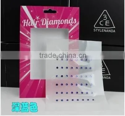 Fashion Style Hair Diamond Hair Extensions Hair Bling Crystal photo-2