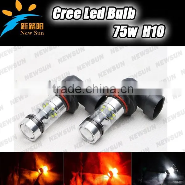 Wholesale Price 75w 12v 24v 15pcs H10 LED Turn Signals Lamp