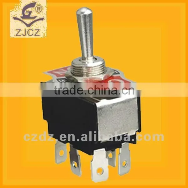Mini Toggle Switch,tpdt Double Throw Middle Stop Screw Toggle Switch photo-4