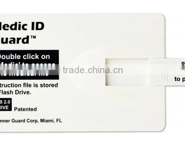 Custom Promotional Card USB Stick, Medical ID Card Business USB Real Capacity Memory Stick Logo Printing Wholesale Bulk photo-3