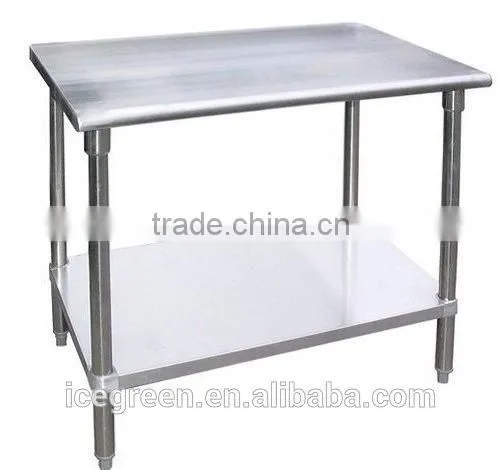 Stainless Steel Food Prep Worktable With Wheel photo-2