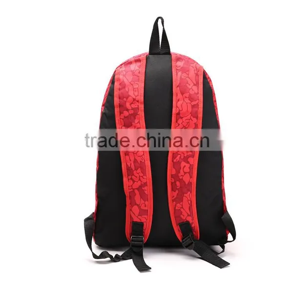 Manufacturer China 2016 New Fashion School Supply Red Oxford School Bag for Girls photo-3
