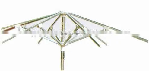 2016 Hot Sale Parasol Sunshade Aluminum Outdoor Beach Pool Patio Umbrella photo-4