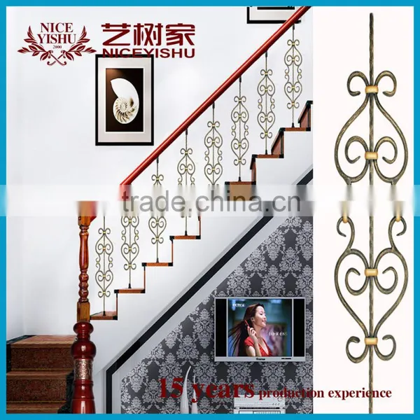Ornamental Iron Stair Railings Supplies / Wrought Iron Work Handrails Supplies photo-6