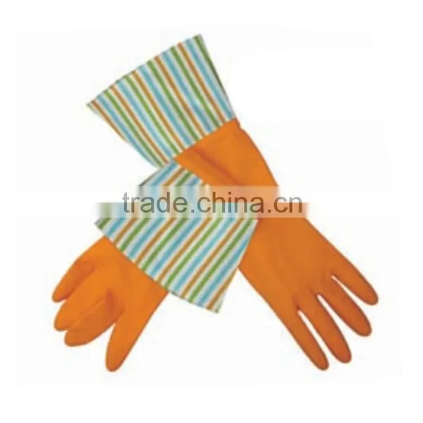 2016 New Design Extra Long Latex Kitchen Gloves