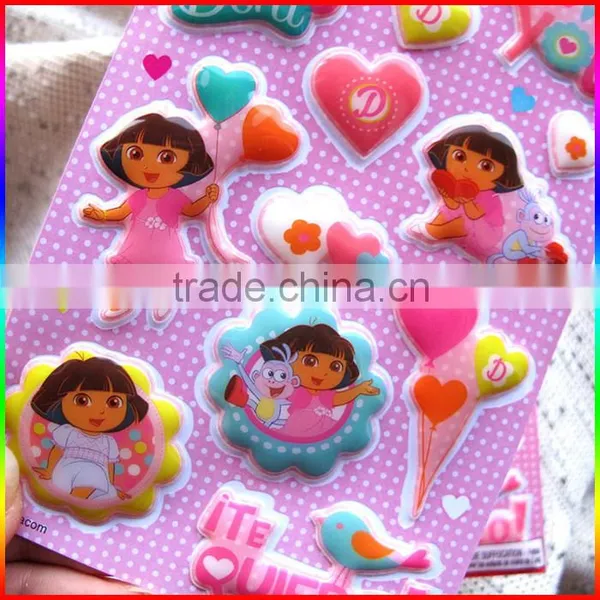 Custom Small Cartoon Puffy Sticker/foam Sticker for Kids photo-3