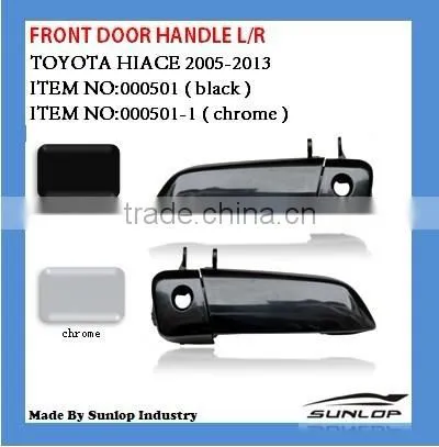 000501-1 chrome The front door shake handshandle for hiace van
