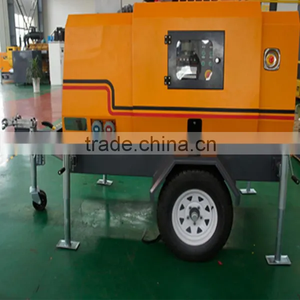 8kw Light Tower Trailer Type Diesel Generator photo-3