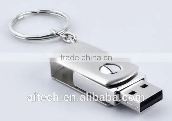 2015 Hot Selling Swivel Usb Flash Drive Metal Usb 2.0 Driver photo-2