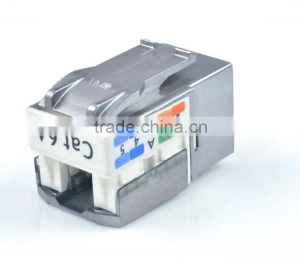Network Solution Coated Cat 6A RJ45 UTP Keystone Jack photo-4
