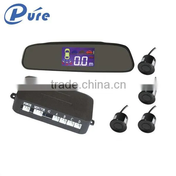 Hot Selling Reverse Parking Sensor With Car Rearview Mirror Monitor Radar With Lcd Display photo-3
