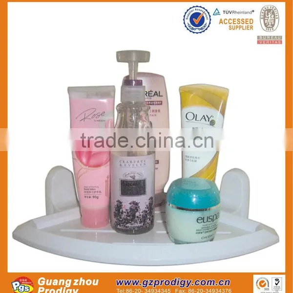 plastic corner storage shelf small corner shelf adhesive for bathroom