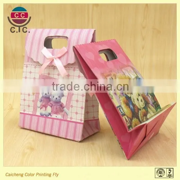 Mini Paper Gift Bag With Bow-knot photo-2