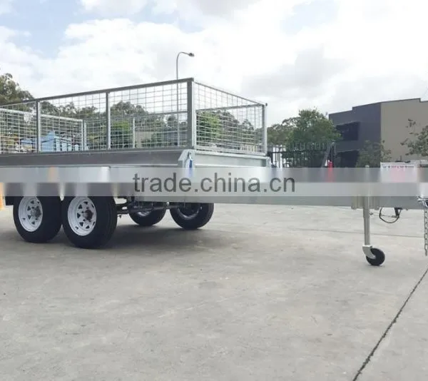 Tandem Axle Cage Trailer 10x5/Australia Strong Trailer/full Welded Trailer/big Trailer/box Trailer/tandem Trailer photo-5