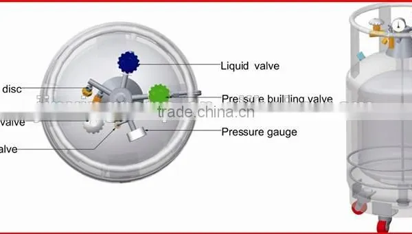YDZ 15L,30L,50L... Cryogenic Container for Storing Liquid Nitrogen photo-3