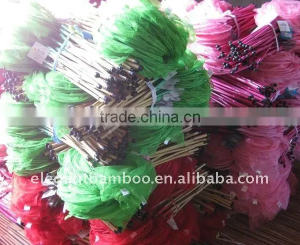 butterfly / fishing net with nylon net and plastic tube or bamoo handle for kids