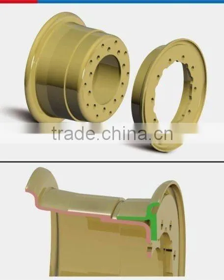 Forklift Rim and Construction Wheel Rims for Medium Large Construction Wheels photo-3
