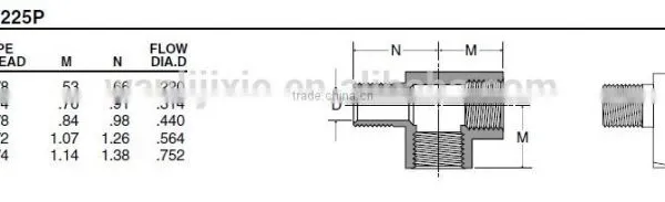 PF2225 Street Tee, Brass Pipe Fitting, Auto Parts photo-4