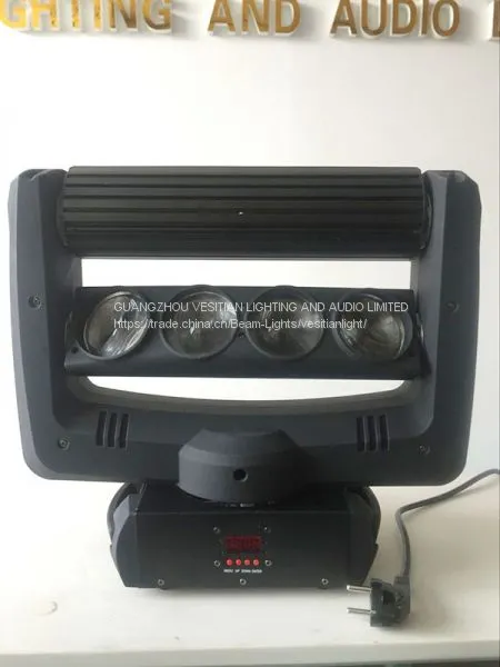 Новый Disco 8Eyes 4in1 светильник для свадьбы и дома полноцветный 8*12Вт LED светильник с пучком света на механизме «паук» с перемещающимся головным узлом photo-2
