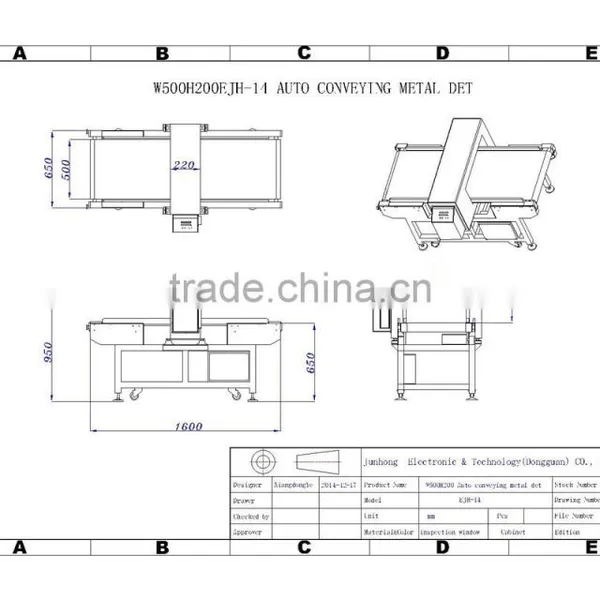 Dependable Performance Food Metal Detector Machine EJH-14 photo-3