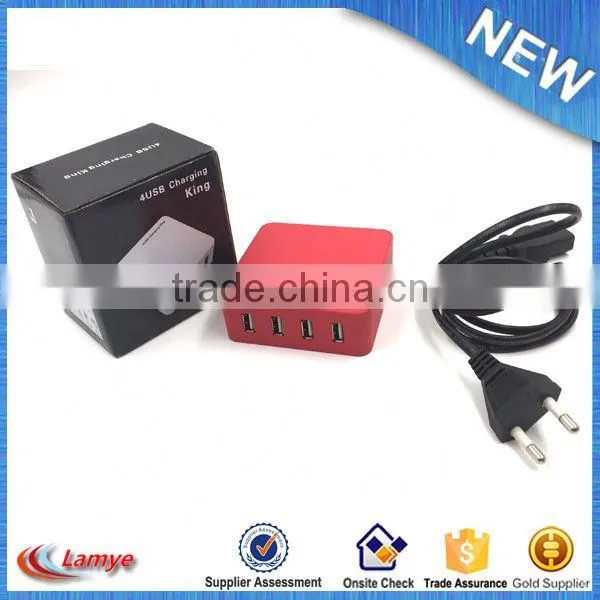 Wholesale Mini 4 Port Usb Wall Charger for Mobile Phone photo-4