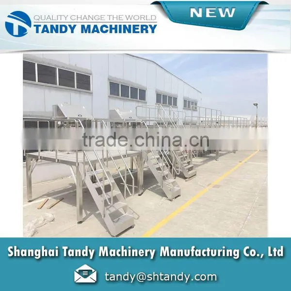 Industrial New Products Stainless Steel Corner Storage Shelf / Metal Shelf for Packaging Line photo-3