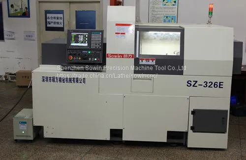 SZ-325E Dual Spindles Swiss Type Automatic Lathe Sliding Head Screw Machine photo-5