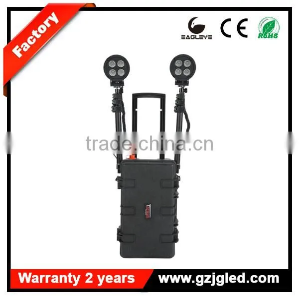 Guangzhou Portable Power Source Ems High/Middle/Low/SOS Operated CREE 80W LED Heavy Duty Rechargeable Searchlight photo-6