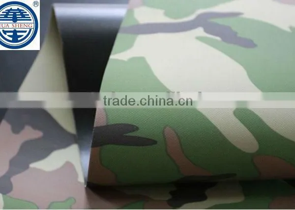 Camouflage PVC Inflatable Boat Material(huasheng)