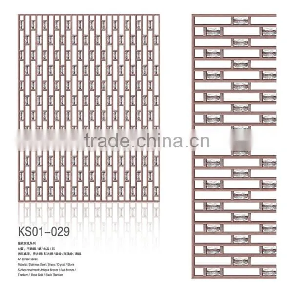Customed Decorative Stainless Steel Hanging Screen Room Dividers photo-4