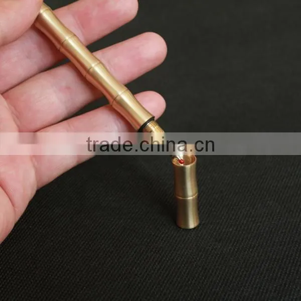 High End Brass Pen for Business Gift,Bamboo Shape Metal Pen photo-5