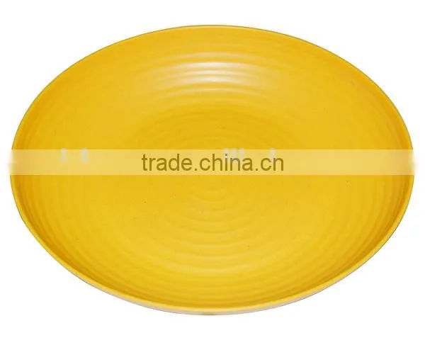 Hot Sell Bamboo Fiber Powder Food Plate photo-2