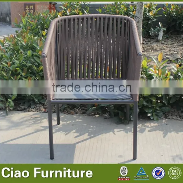 Leisure Outdoor Sling Fabric Garden Dining Chair Furniture photo-3