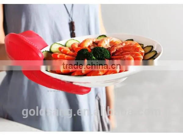 Customized Size Heat Insulation Silicone Gloves/safe for Microwave Oven /hot Sale Silicone Gloves photo-3