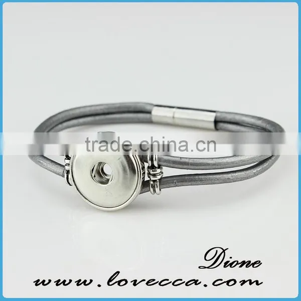 Hotsale Bracelet Fashion Interchangeable Charms Diy Snap Button Bracelet Jewelry photo-5