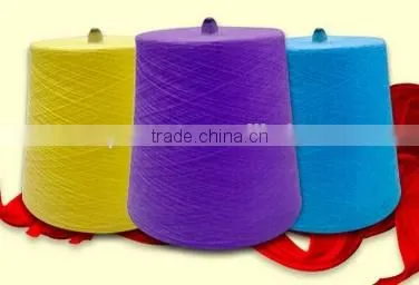 100%Recyled Dope Dyed Cotton Yarn For Gloves photo-2