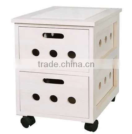 New Style High Quality and Good Price Wooden Cabinet With Wheels photo-6