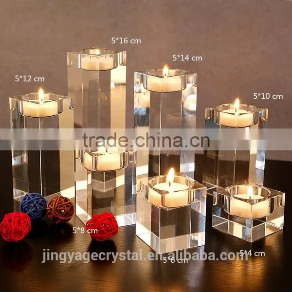 European Style Golden Crystal Glass Candelabra Centerpieces Wedding photo-2