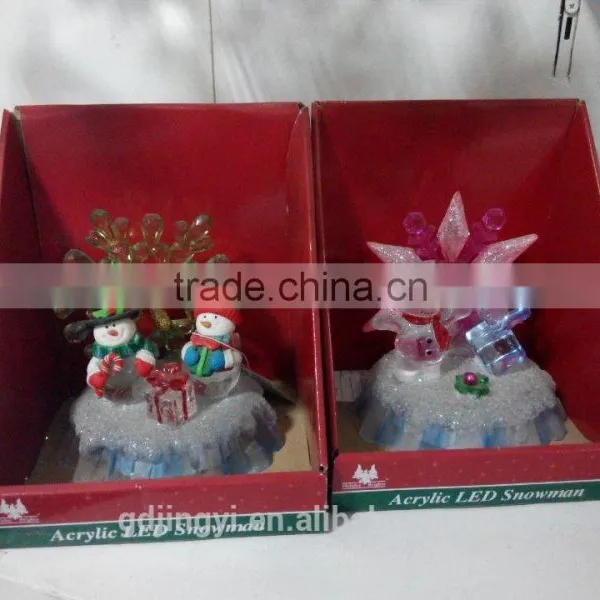 2015Dongguan Acrylic LED Color-changing Snowman and Snowflake photo-5