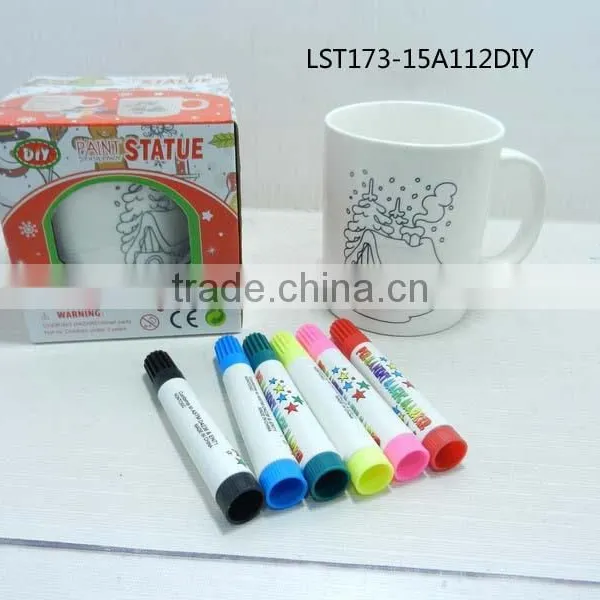 Ceramic Christmas Diy Paint Design Mug photo-5