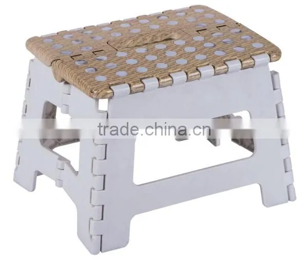 Customized Printing Plastic Folding Step Stool photo-2