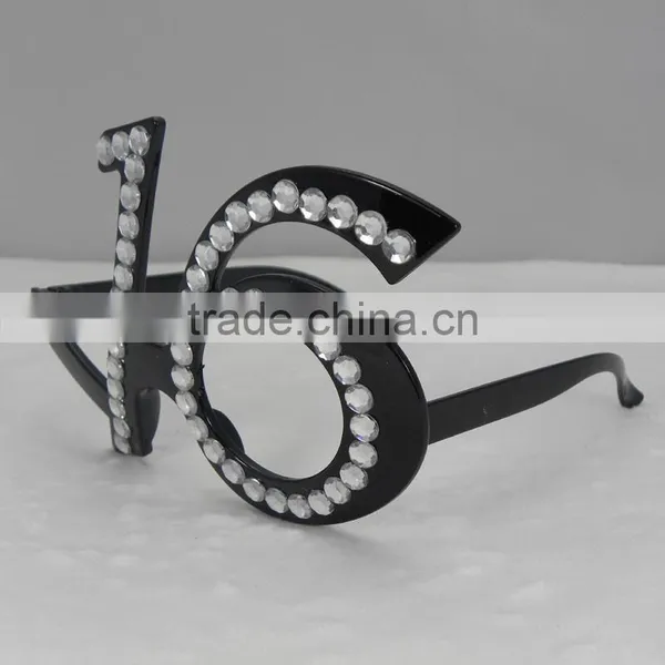 Plastic Number Shaped Eyeglasses photo-2
