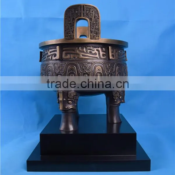 China Style Bronze Tripod Artwork/Chinese Classical Bronze Tripod Sculpture/Bronze Decoration photo-6