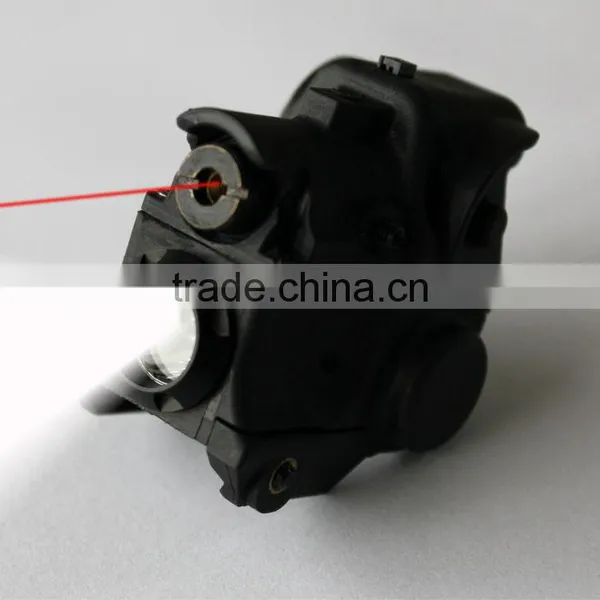 Super Compact Tactical Red Laser Sight and Strobe 80 Lumens CREE Q5 Led Flashlight Combo (FDA Certified) photo-3