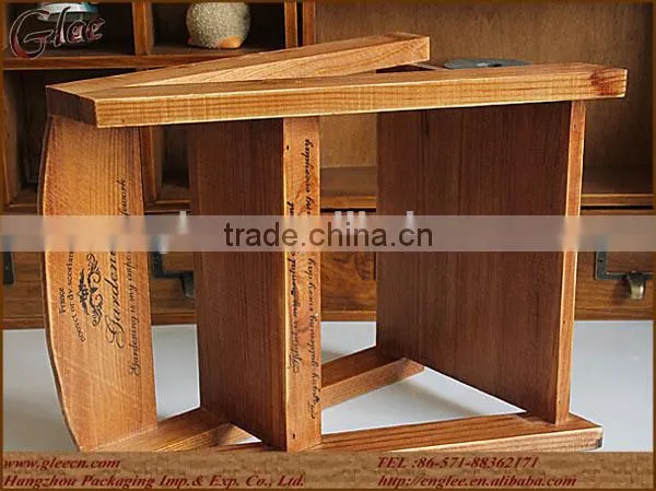 Beautiful Small Size Home Decoration Wooden Flower Stand photo-4