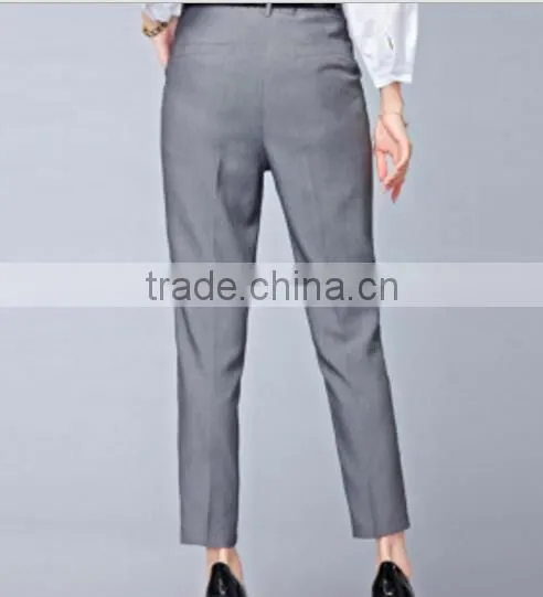 Newest Women Trousers, Hot Sale Ladies' Twill Woven Trousers photo-2