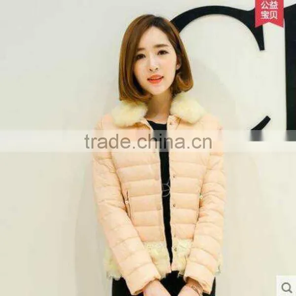 GZY Coat Female Winter Fashion Slim Mixed Model China Cheap 2017 Europe Anti-wrinkle Warehouse Cheap Delivery photo-4