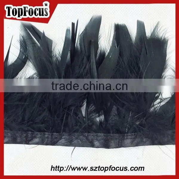 Green Trimming Fringe for DIY Cloth Synthetic Wholesale Turkey Feathers photo-5